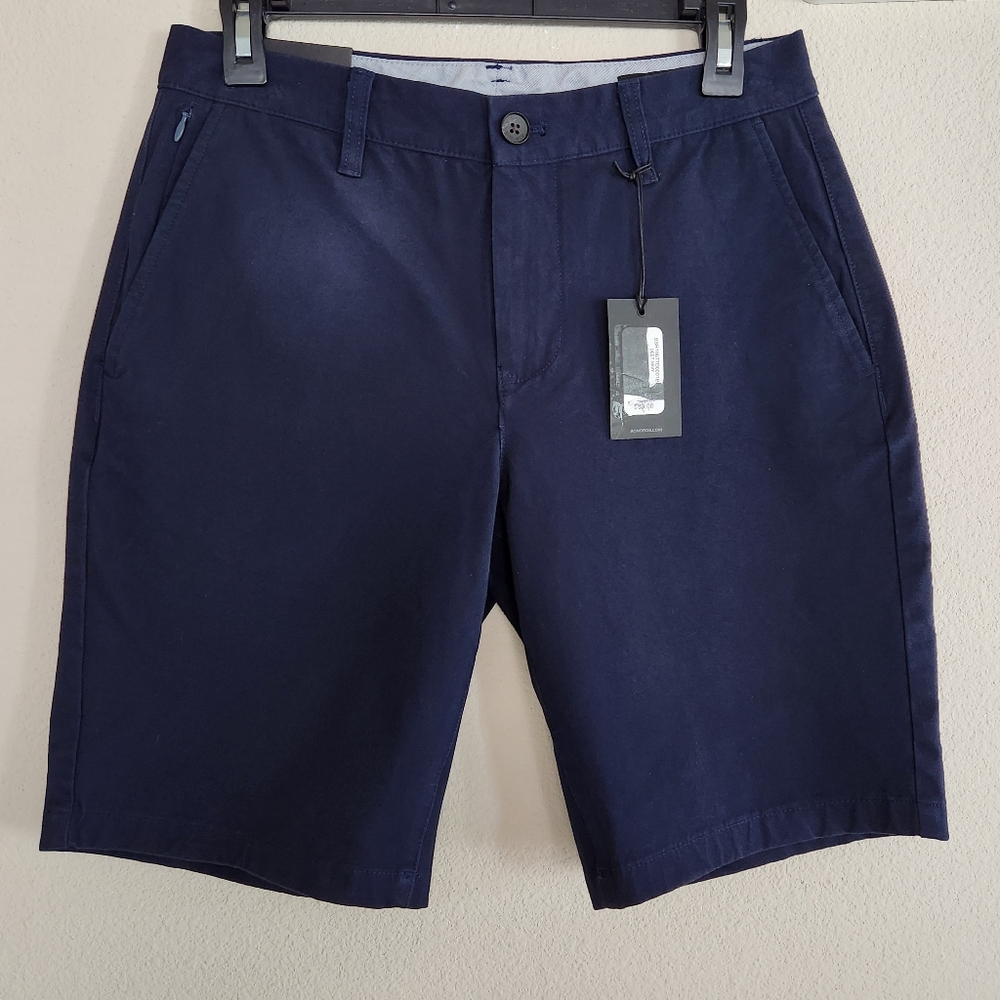 Bonobos Mens Navy The Chino Shorts 2.0 Shorts 9" Standard Size 28 NWT